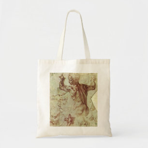 Study of Libyan Sibyl by Michelangelo トートバッグ