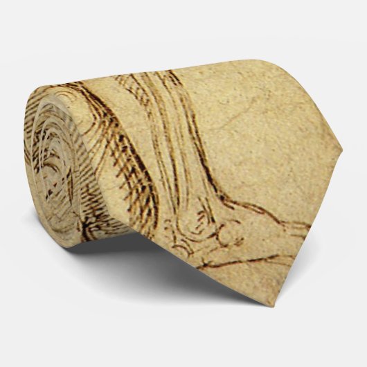 Study of Michelangelo's David Statue by Raphael ネクタイ (ロール)