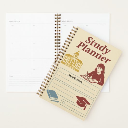 Study Planner for School, College & University プランナー手帳 (ディスプレー)