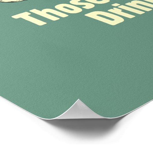 Studying: Drinking and Sleeping ポスター (角)