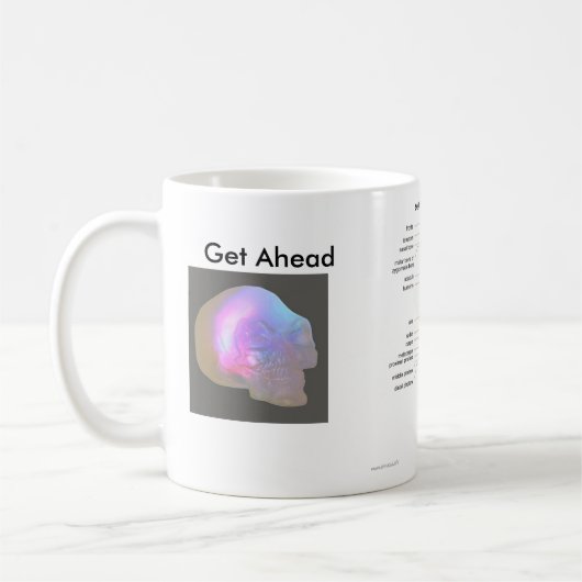 StudyThemは…骨を抜きます コーヒーマグカップ (左)