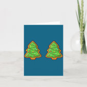 Stuff My Face With Christmas Cookies Inappropriate カード (正面)