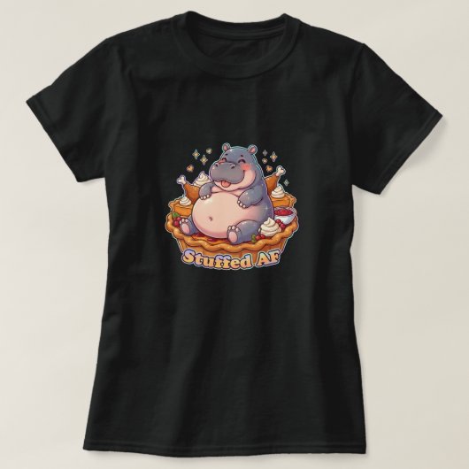 Stuffed AF Tシャツ (デザイン正面)