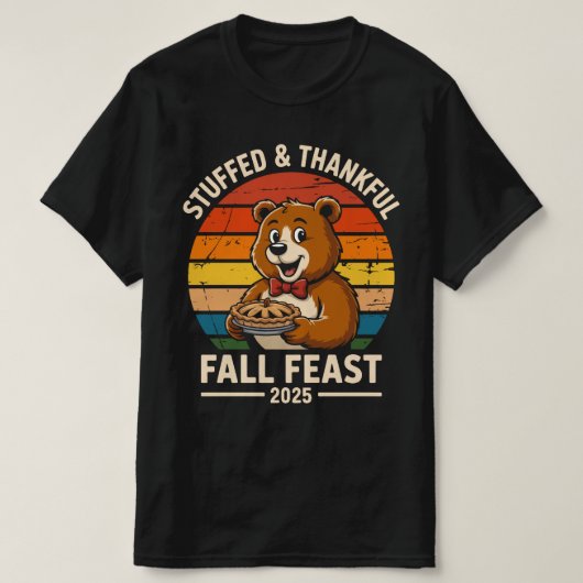 Stuffed & Thankful Tee Tシャツ (デザイン正面)
