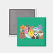 Stuffed Toys  マグネット (正面/裏面)