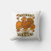 Stuffed With Thanks Thanksgiving クッション (正面)