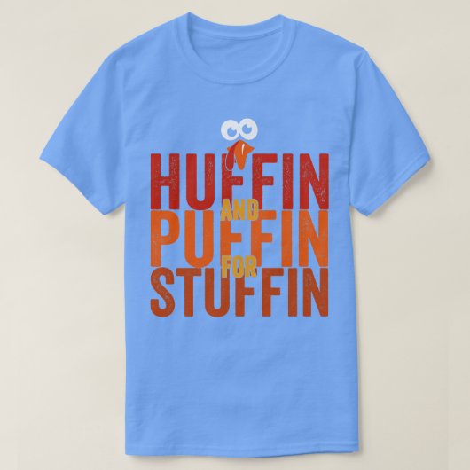 StuffinのためのHuffinとPuffin Tシャツ (デザイン正面)