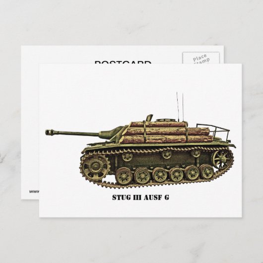 StuG III Ausf G ポストカード (正面/裏面)