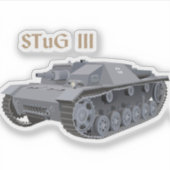 STuG III (Sturmgeschutz III) シール (正面)