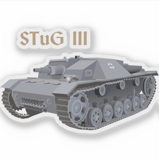 STuG III (Sturmgeschutz III) シール (正面)
