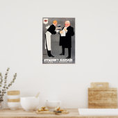 STUHR'S CAVIAR食品広告ルートヴィヒ・ホルヴァイン ポスター (キッチン)