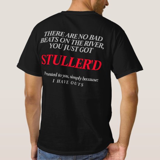 STULLER'D Black Only Tシャツ (裏面)
