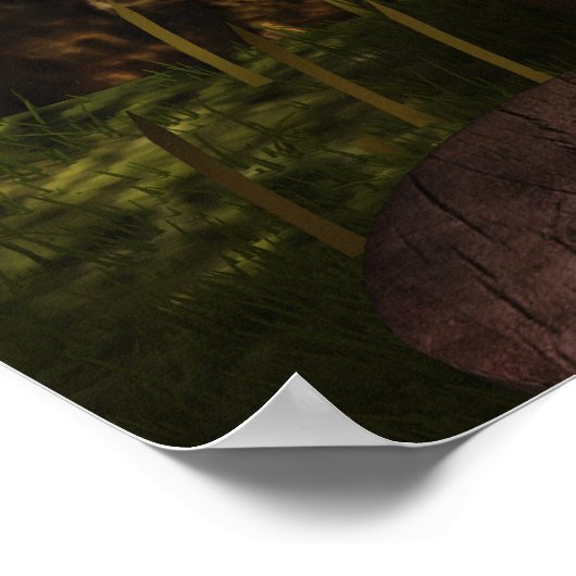 Stump Daz Studio Digital Artで休息 ポスター (角)