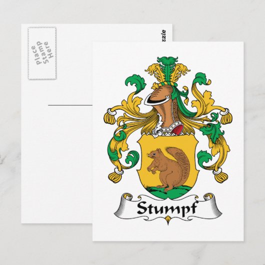 Stumpf家紋 ポストカード (正面/裏面)
