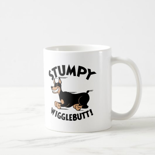 Stumpy Wigglebutt! コーヒーマグカップ (右)