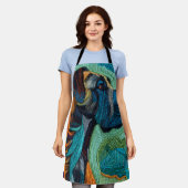 Stunning artistic Great Dane  エプロン (着用した状態)