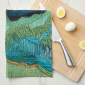 Stunning artistic Great Dane  キッチンタオル (四つ折り)