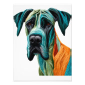 Stunning artistic Great Dane artwork フォトプリント (正面)