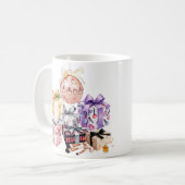 Stunning Beauty/Makeup themed Coffee mug コーヒーマグカップ (正面左)