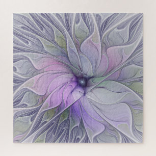 Stunning Beauty Modern Abstract Fractal Art Flower ジグソーパズル