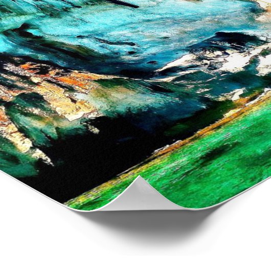 Stunning Caves Of Sardinia ポスター (角)