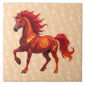 Stunning Chinese Year of the Fire Horse 2026 タイル (正面)