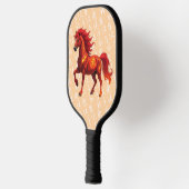 Stunning Chinese Year of the Fire Horse 2026 ピックルボールラケット (左)
