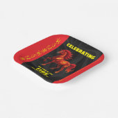 Stunning Chinese Year of the Fire Horse 2026 ペーパープレート (傾斜あり)