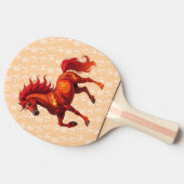 Stunning Chinese Year of the Fire Horse 2026 卓球ラケット (横)