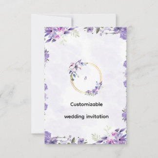 Stunning Customizable Wedding Invitation - Elegant 招待状