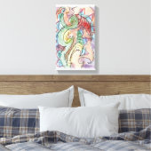 Stunning digital abstract painting 2 by RRW キャンバスプリント (インサイチュ (寝室))