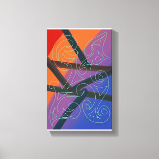 Stunning digital abstract painting by RRW キャンバスプリント