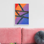 Stunning digital abstract painting by RRW キャンバスプリント (インサイチュ (リビング))