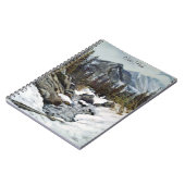 Stunning Estes Park Colorado Winter Stream ノートブック (左側)