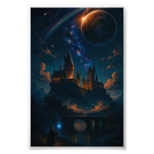 Stunning Fantasy Images of Magical Castles フォトプリント (正面)