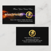 Stunning Fast Lightning Taxi Service 名刺 (正面/裏面)