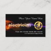 Stunning Fast Lightning Taxi Service 名刺 (正面)