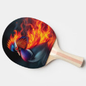 Stunning Flame-boyant Firebird Hot Mandarin Duck 卓球ラケット (横)
