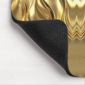 Stunning Golden abstract design マウスパッド (コーナー)
