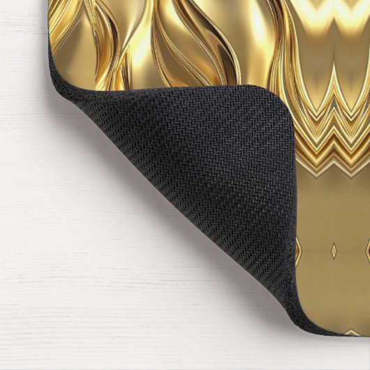 Stunning Golden abstract design マウスパッド (コーナー)