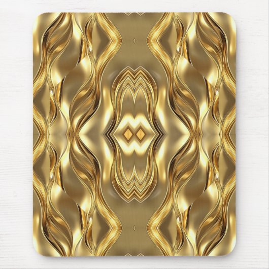 Stunning Golden abstract design マウスパッド (正面)