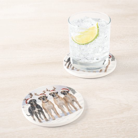 Stunning Great Dane  コースター (側面)