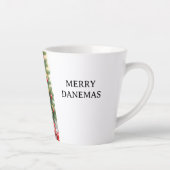 Stunning Great Dane Christmas  カフェラテマグ (右)