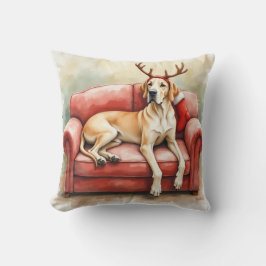 Stunning Great Dane Christmas Cushion クッション