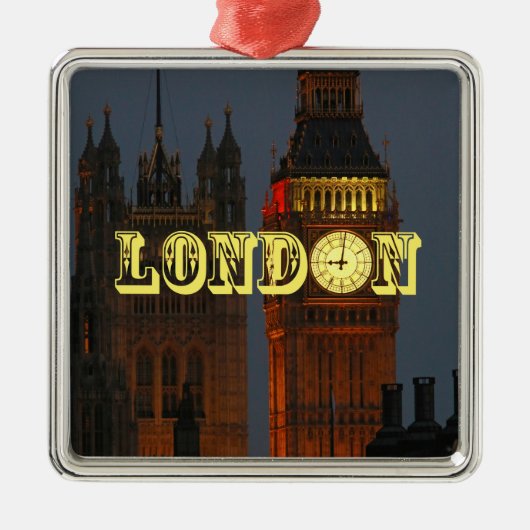 Stunning London Pro Photo メタルオーナメント (正面)