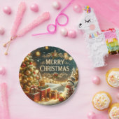 stunning Merry Christmas ペーパープレート (パーティー)