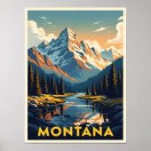 Stunning Montana Landscape ポスター (正面)