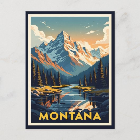 Stunning Montana Landscape ポストカード (正面)