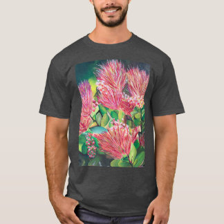 Stunning Ohia Lehua Flowers Blooming in Maui Tシャツ