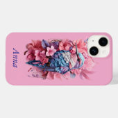 Stunning Pastel Hummingbird Floral Case-Mate iPhoneケース (裏面 (横))